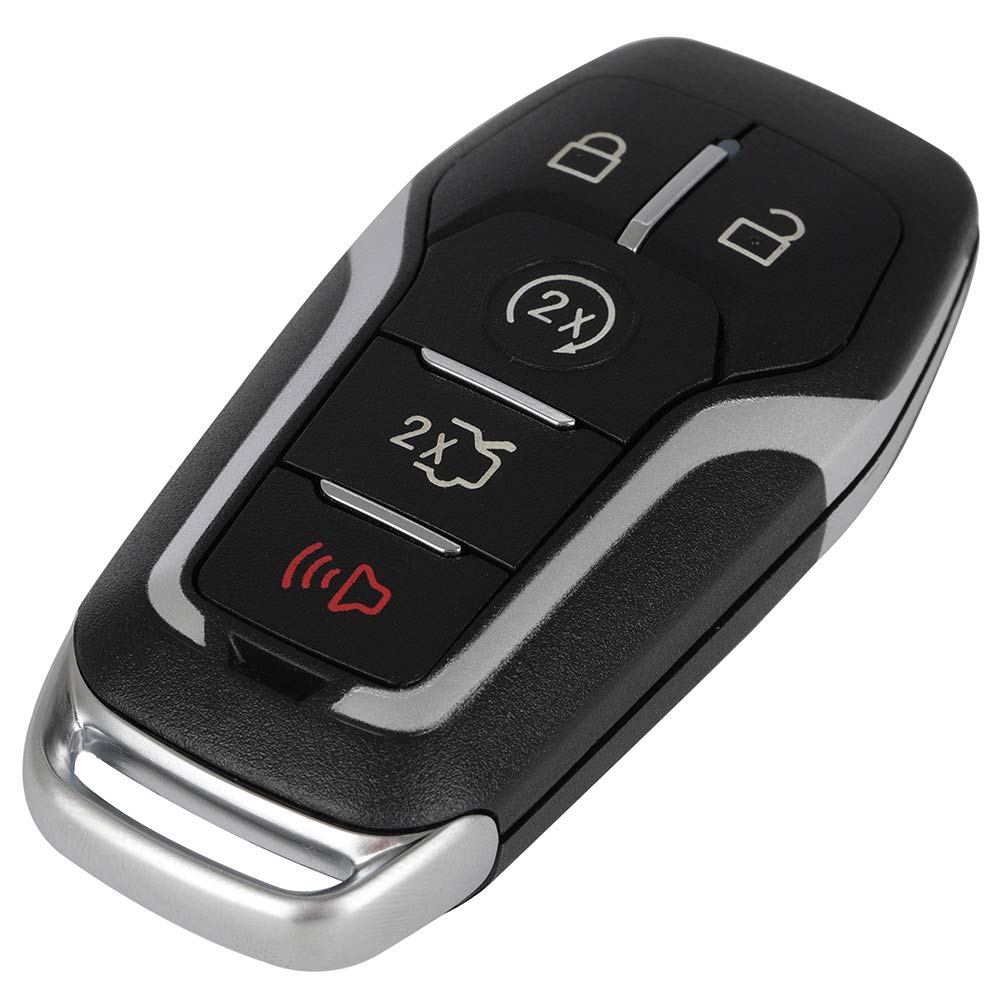 SCITOO 1-Piece Keyless Entry Remote Key Fob Replacement for Lincoln MKX 2015-2018, MKZ 2013-2016, Ford Edge 2015-2017, Explorer 2016-2017 (FCC ID: 5923896) - 5-Button Car Key Replacement - Perfect for Lost/Damaged Keys & Spare Key Needs