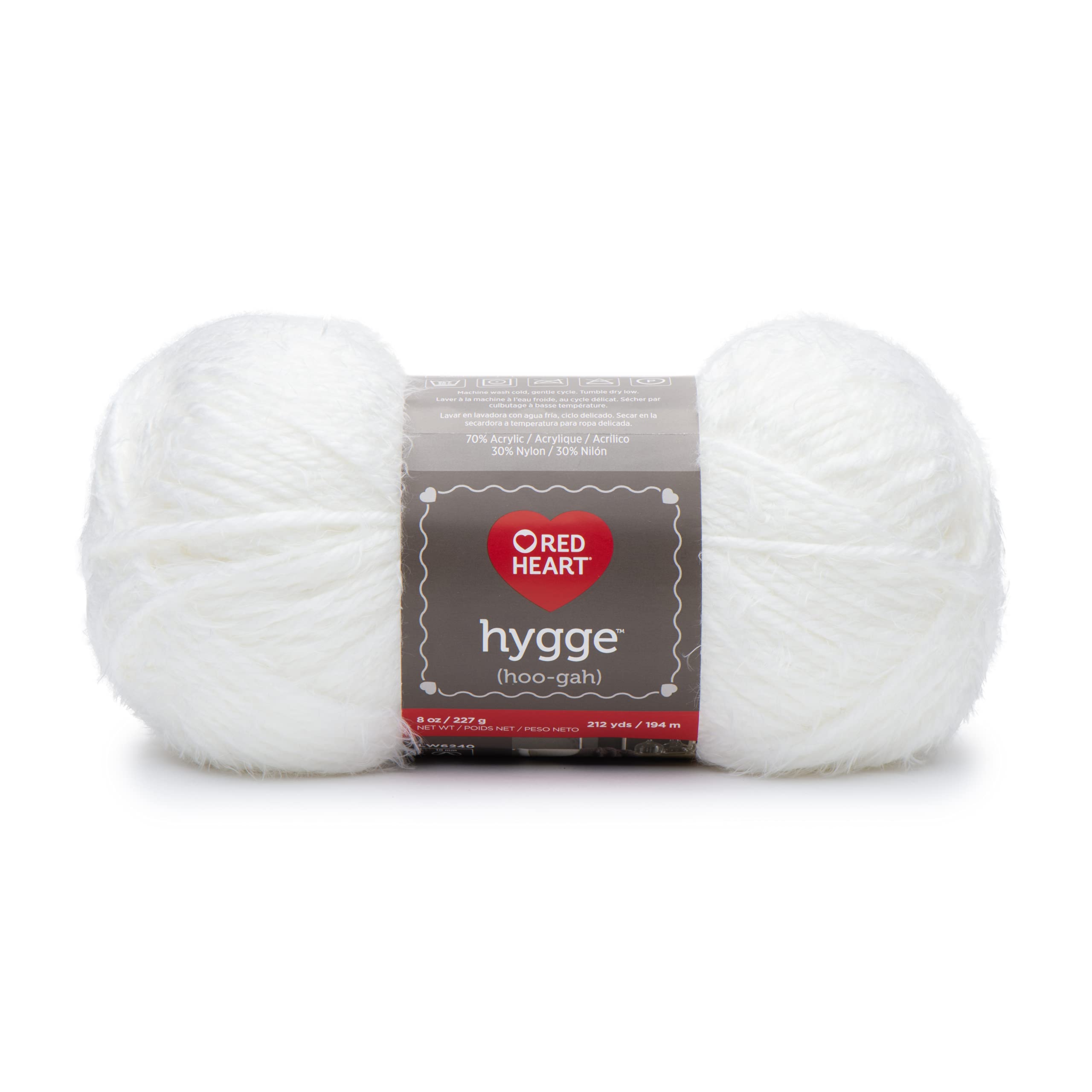 Red Heart Hygge Yarn - Soft & Cozy Knitting & Crochet Yarn for Sweaters, Blankets & Scarves | Perfect for DIY Crafts & Winter Projects