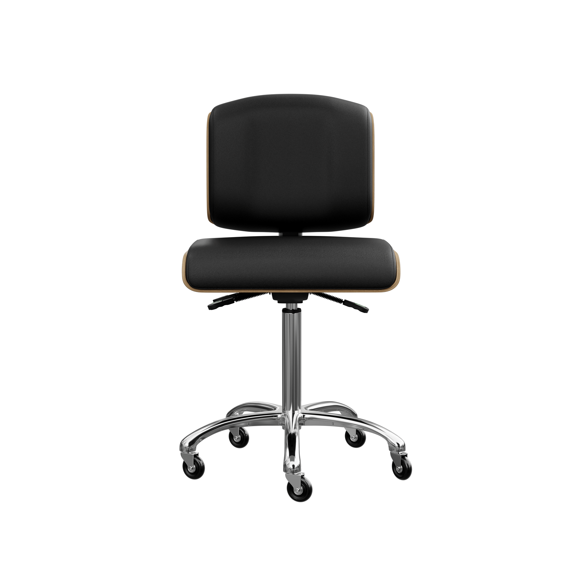 BENTLEY Luxury Beauty Esthetician Stool - Adjustable Rolling Stool for Salon, Spa & Makeup Artists - Ergonomic Hydraulic Styling Chair with Wheels - Perfect for Facial Treatments, Nail Art & Tattoo Parlors