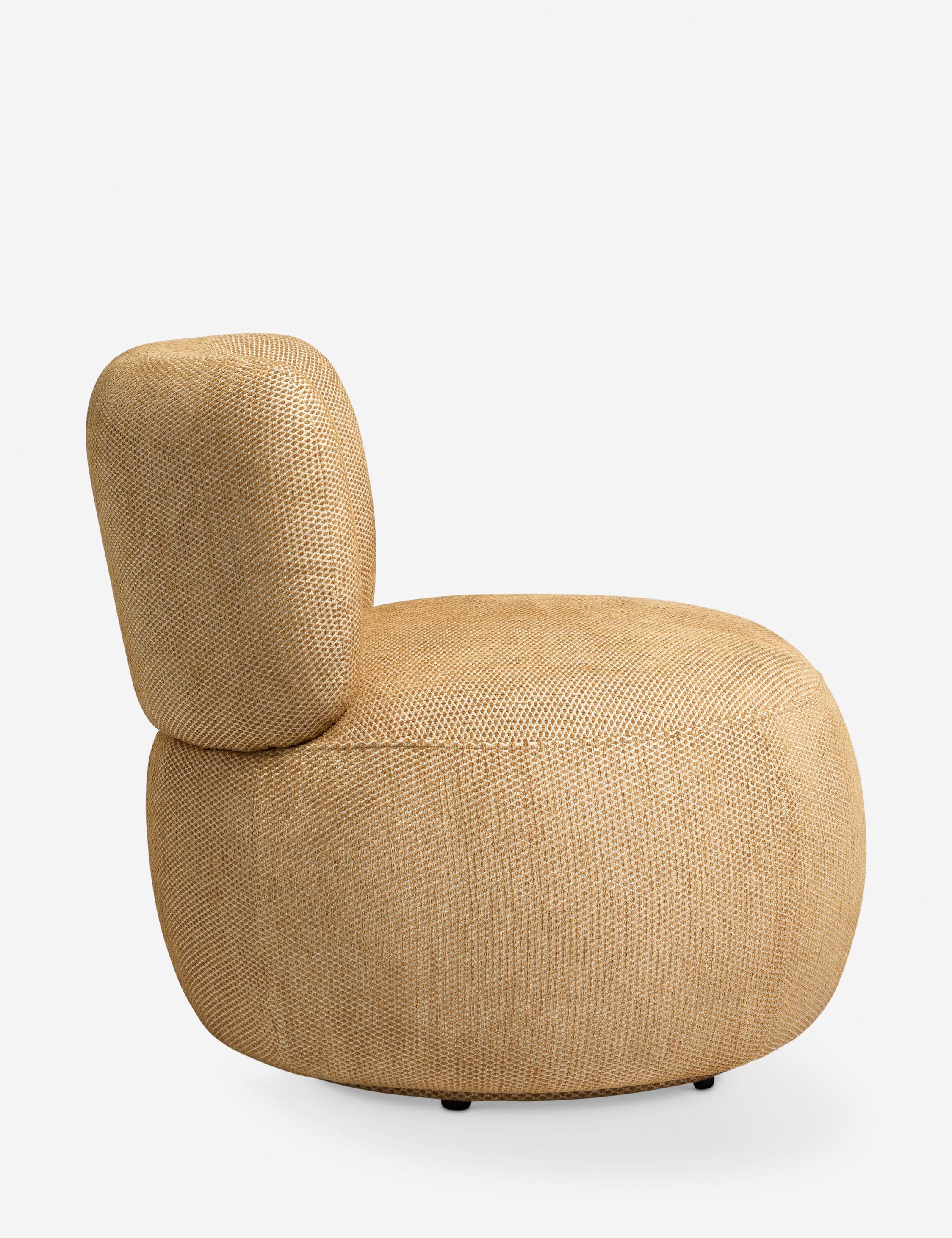Dolores Mid-Century Modern Swivel Chair - 360° Rotating Accent Chair for Living Room, Office & Lounge - Upholstered Fabric Seat with Sturdy Metal Base - Stylish Home & Workspace Decor