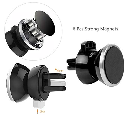 Magnetic Grip Case for iPhone Xs/X (2018/2017) - Black Ring Holder with Belt Clip & Car Mount | Perfect for Driving, Workouts, and Hands-Free Use