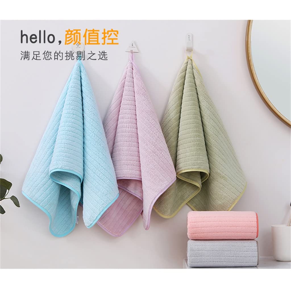 FMURY Super Soft & Absorbent Microfiber Towel - Quick Dry Hair Towel, Gentle Face Towel & Hand Towel for Gym, Travel & Home Use