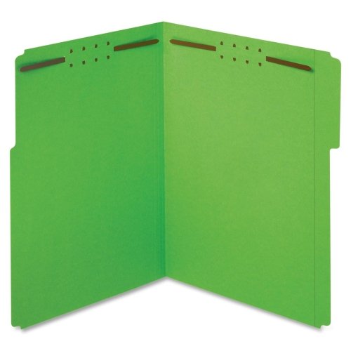 Globe-Weis Fast Letter Size Fastener Folder - 8.5x11 Inch Document Organizer - 0.75