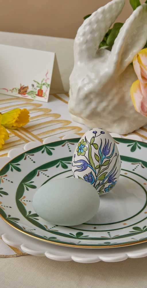 Alhambra Green and Gold Dessert Plates - Elegant Ceramic Plates for Cakes, Pastries, and Desserts - Perfect for Parties, Weddings, and Special Occasions