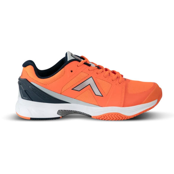 Tyrol Striker Pro V Men's Pickleball Shoes - Lightweight Tennis Shoes for Men with Cushioning & Arch Support (Orange/Navy) - Perfect for Indoor/Outdoor Court Sports & Casual Wear