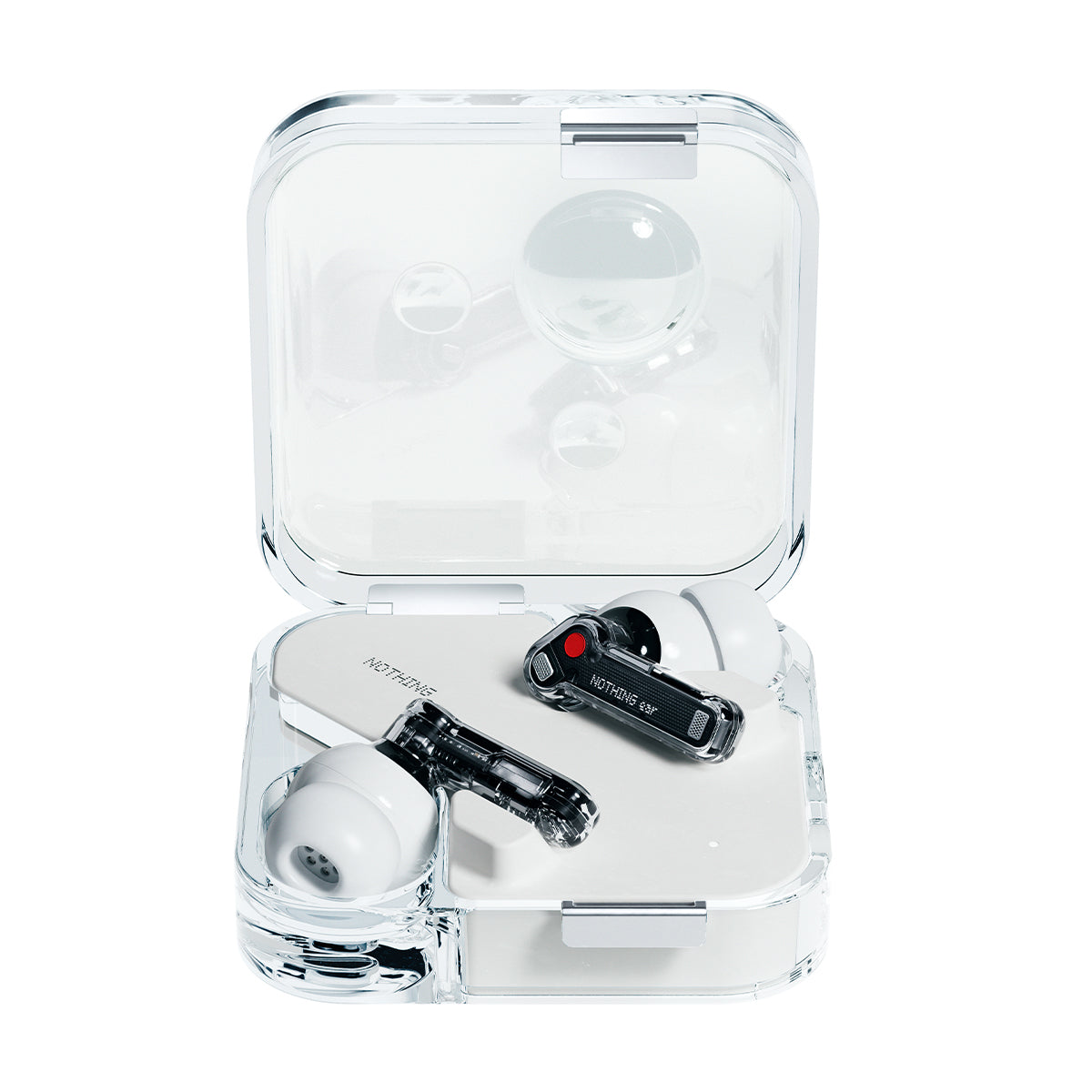 Nothing Ear (1) Wireless Earbuds - White (A10600062) | Active Noise Cancelling, Hi-Res Audio, Fast Charging - Perfect for Workouts, Commuting & Travel
