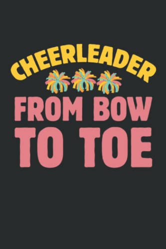 Cheerleader Themed Lined Journal Notebook - Inspirational Writing Diary for Adults, Kids & Women | Perfect Birthday Gift Idea for Students, Athletes & Cheerleading Enthusiasts | Great for Daily Journaling, Goal Setting & Motivational Notes
