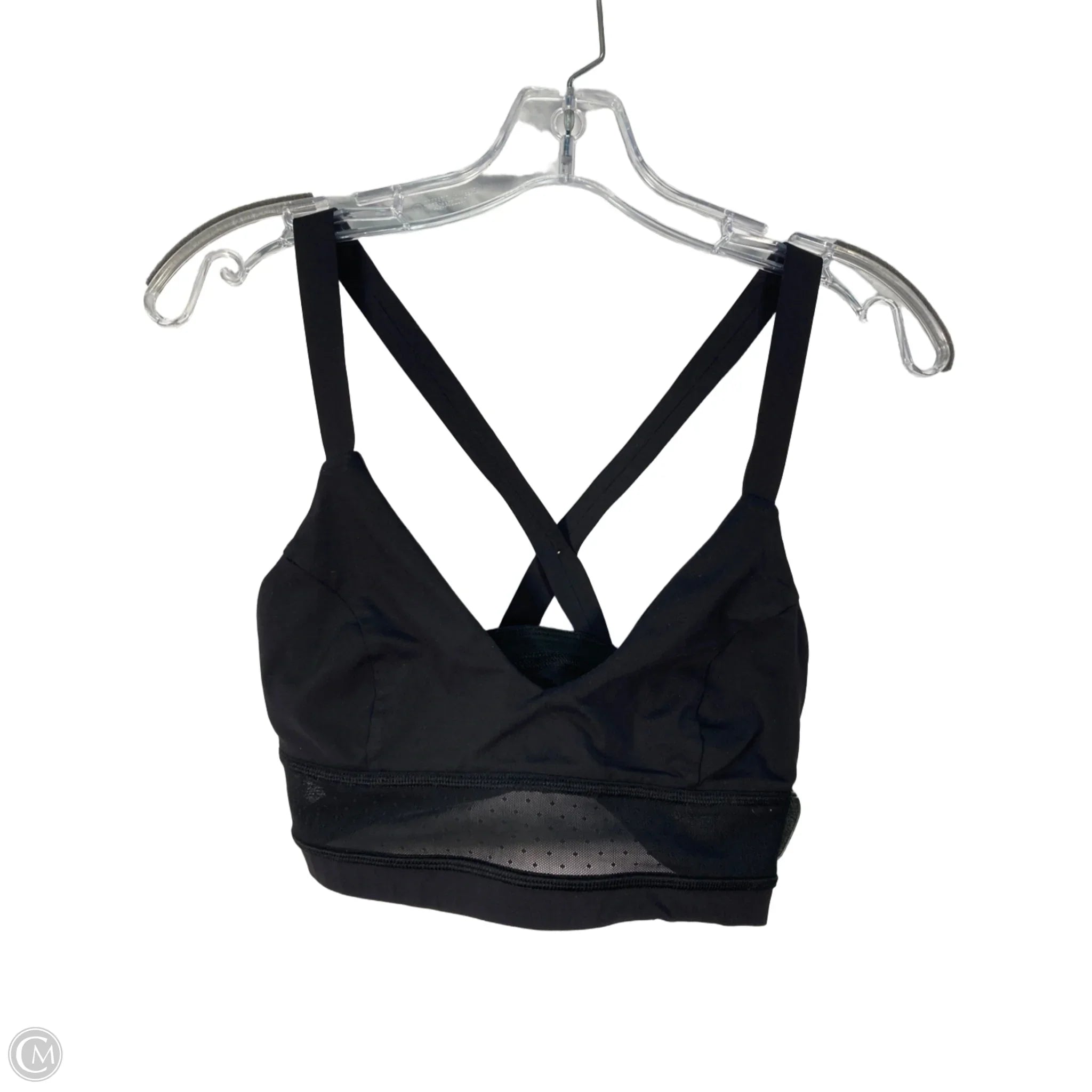 Lululemon Women's Medium Black Athletic Sports Bra - Perfect for Yoga, Running & Gym Workouts