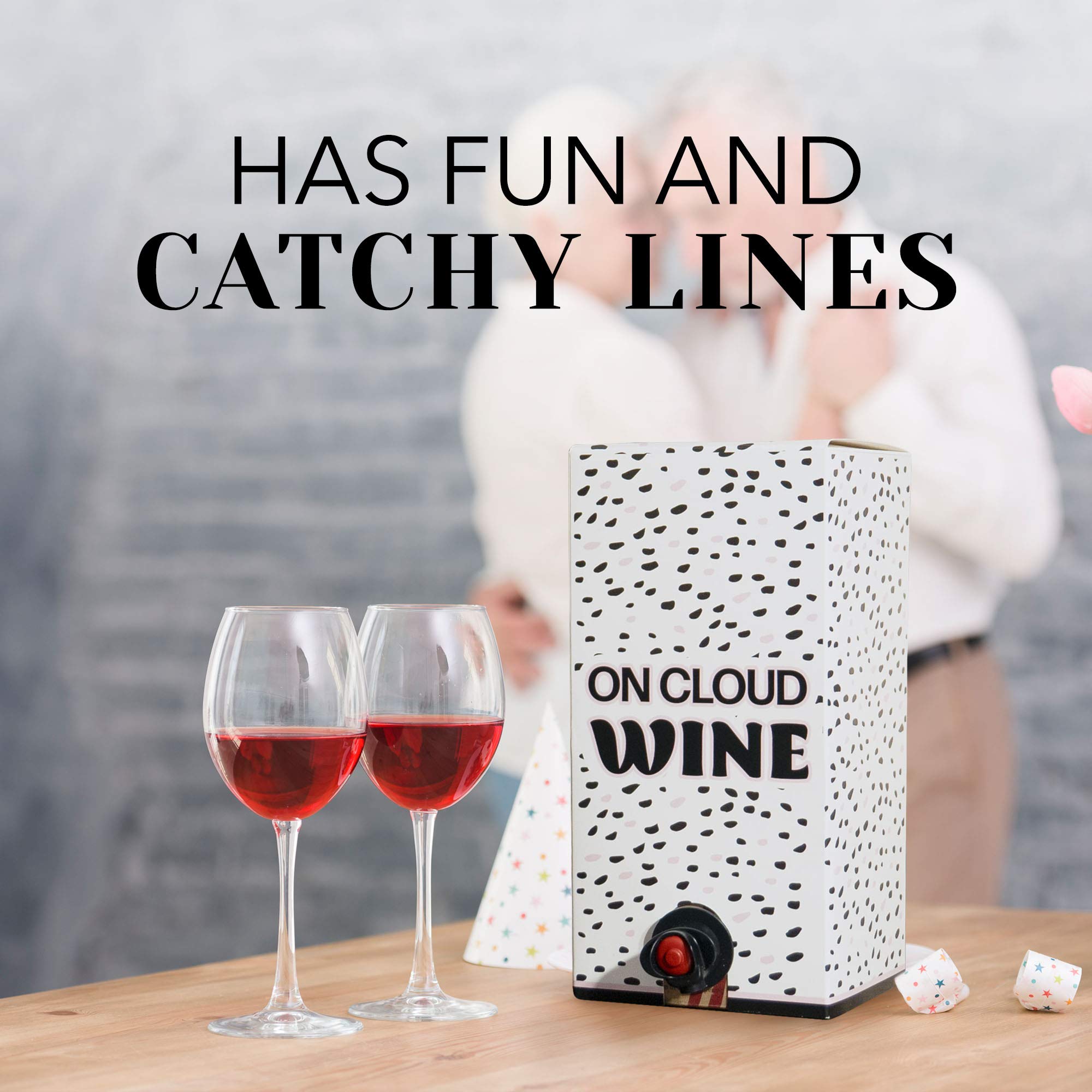 Cloud Wine Box Cover - Lightweight & Portable Packaging for Boxed Wine | Stylish & Decorative Design for Parties, Picnics & Home Use | WineBox