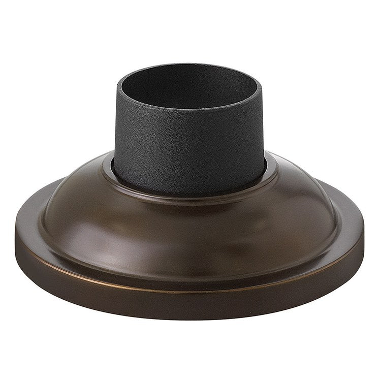 7 Inch Aluminum Plain Pier Mount Base - Heavy Duty & Weatherproof for Outdoor Security Cameras, Flood Lights & Motion Sensors