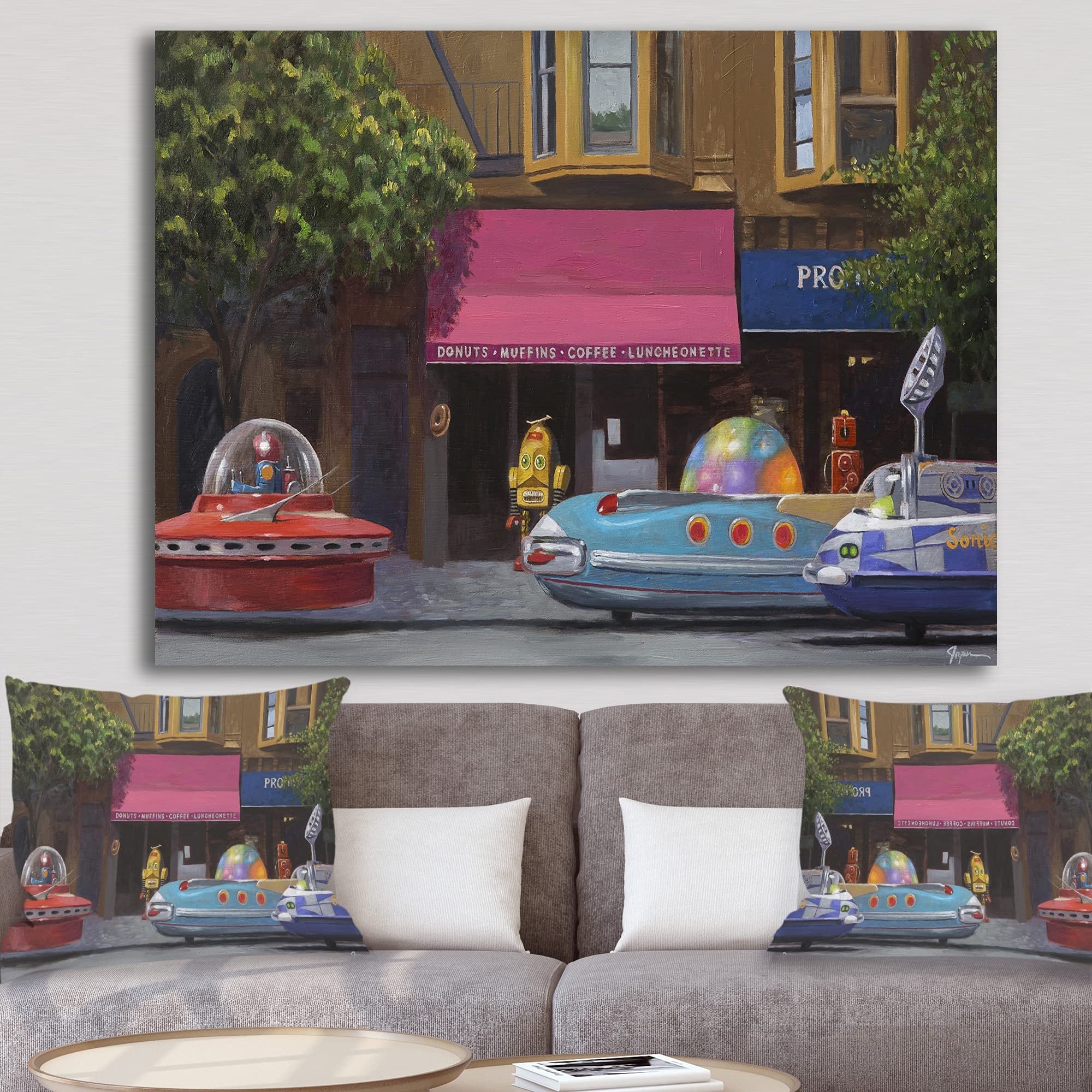 Futuristic Luncheonette for Robots