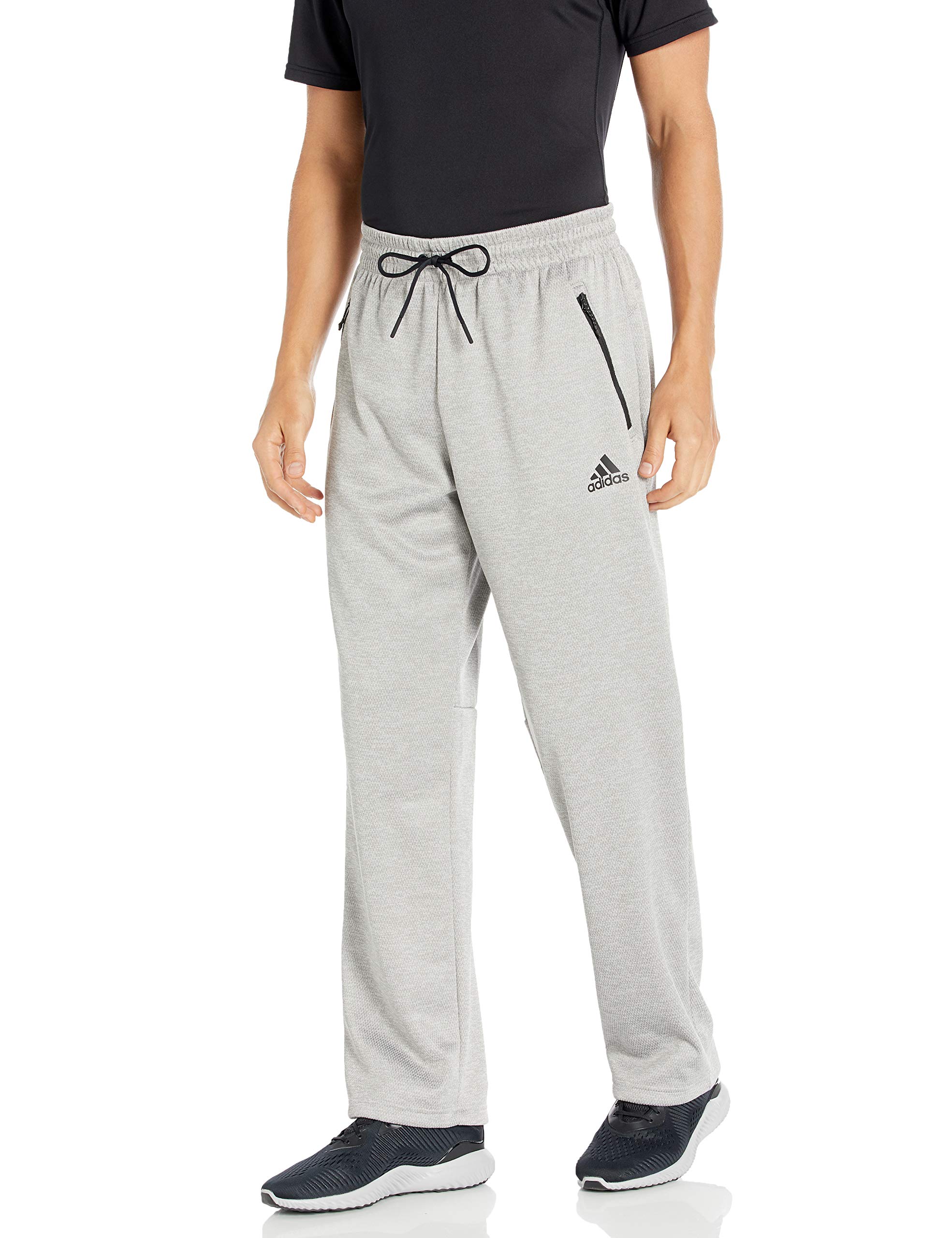 adidas Men's Team Issue Open Hemmed Athletic Pants - Lightweight Training & Gym Workout Joggers for Sports & Casual Wear
