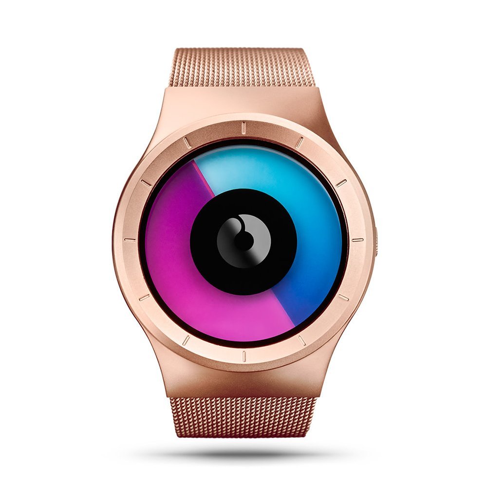 ZIIIRO Celeste Unisex Rose Gold Watch - Stylish Minimalist Design for Men & Women - Perfect for Everyday Wear, Office & Casual Outfits