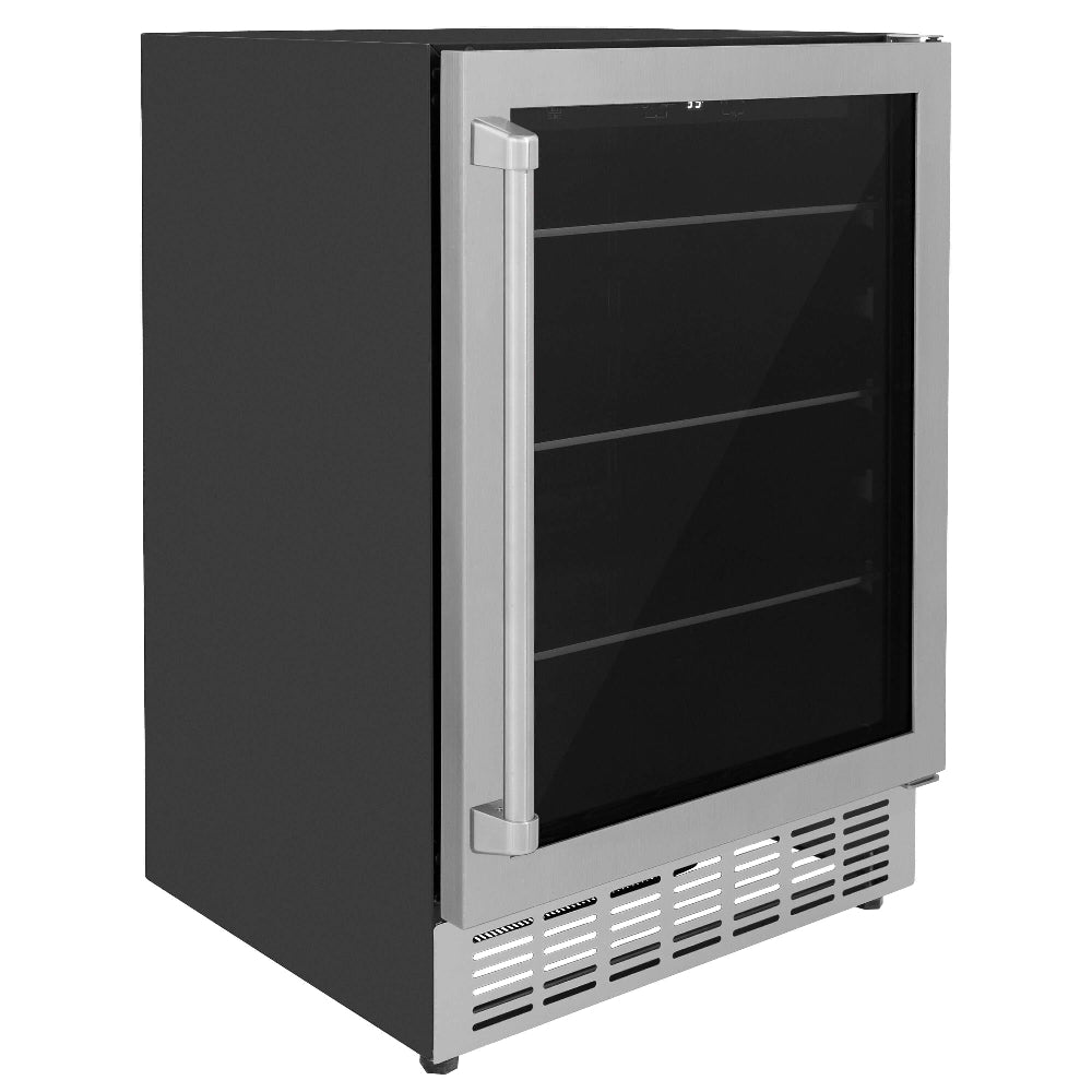 ZLINE 36 Inch Stainless Steel Kitchen Package - Gas Range, Range Hood, Microwave Drawer, Dishwasher & Beverage Fridge (5KP SGRRH36 MWDWV RBV) | Premium Appliance Bundle for Modern Kitchens, Home Chefs & Entertaining