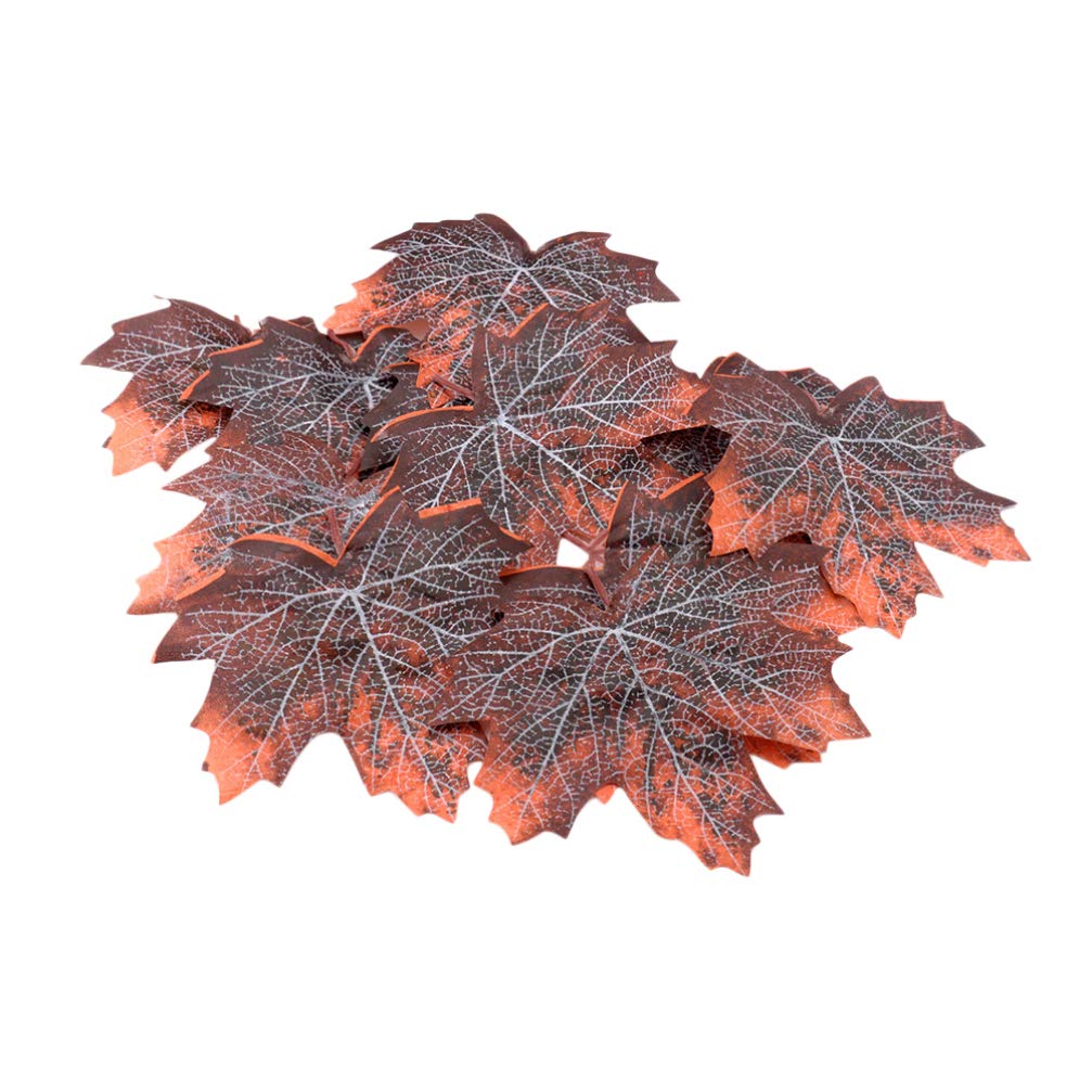 12Pcs Artificial Maple Leaves Terrarium Plants - Realistic Reptile Habitat Decor for Snakes, Lizards, Frogs & Bearded Dragons | Perfect for Terrariums, Vivariums & Reptile Enclosures