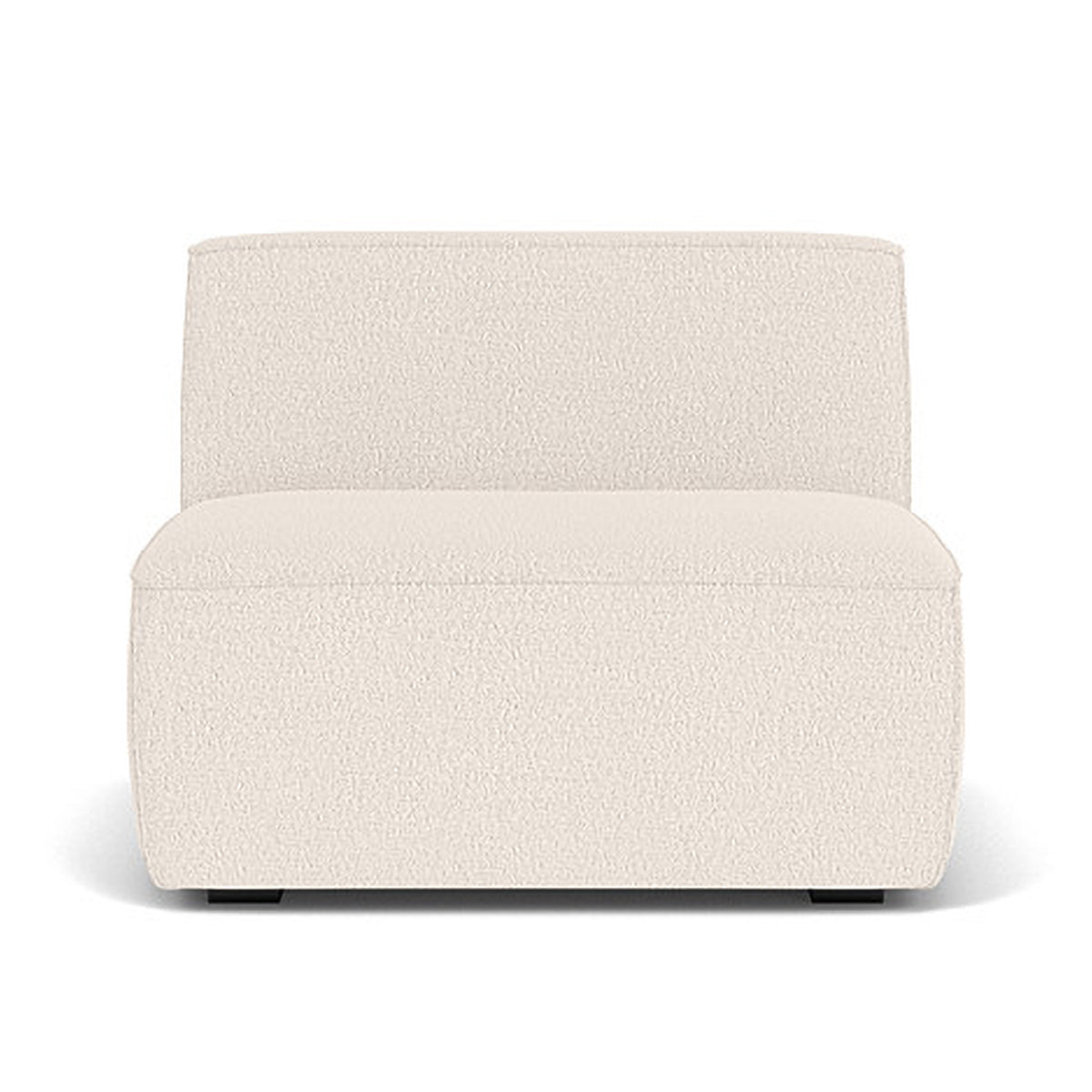 Stylish Dane Boucle 1-Seater Modular Armless Sofa - Perfect for Small Spaces, Apartments & Modern Living Rooms
