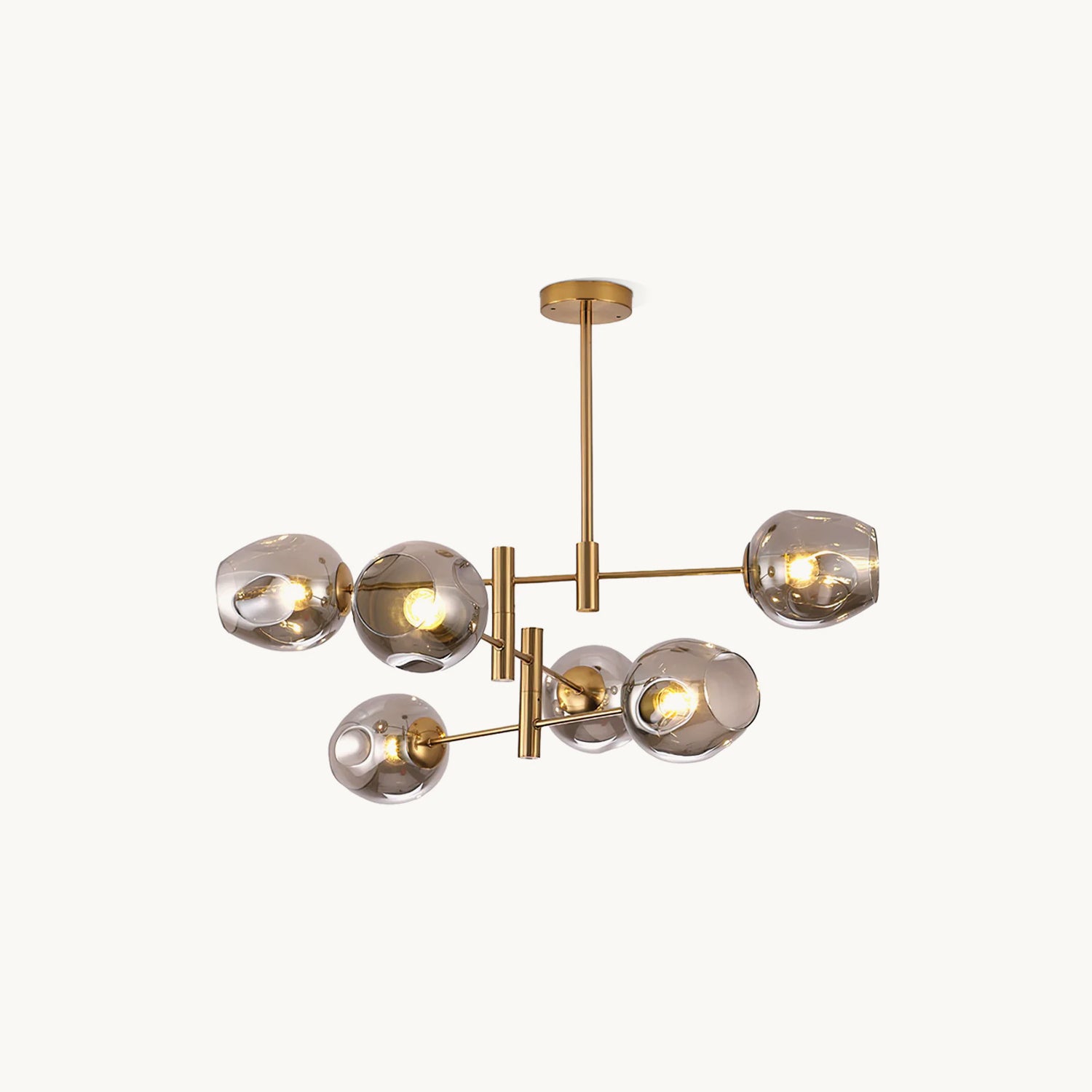 Elegant Branch Optical Chandelier - Modern Crystal Ceiling Light Fixture for Dining Room, Living Room, Bedroom Decor | Energy Efficient LED Lighting for Home & Office