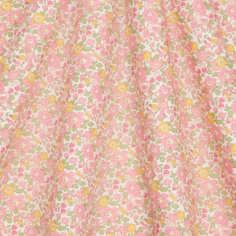 Liberty Tana Lawn 2019R Betsy AB Glitter Floral Fabric - Perfect for Dresses, Blouses & DIY Sewing Projects
