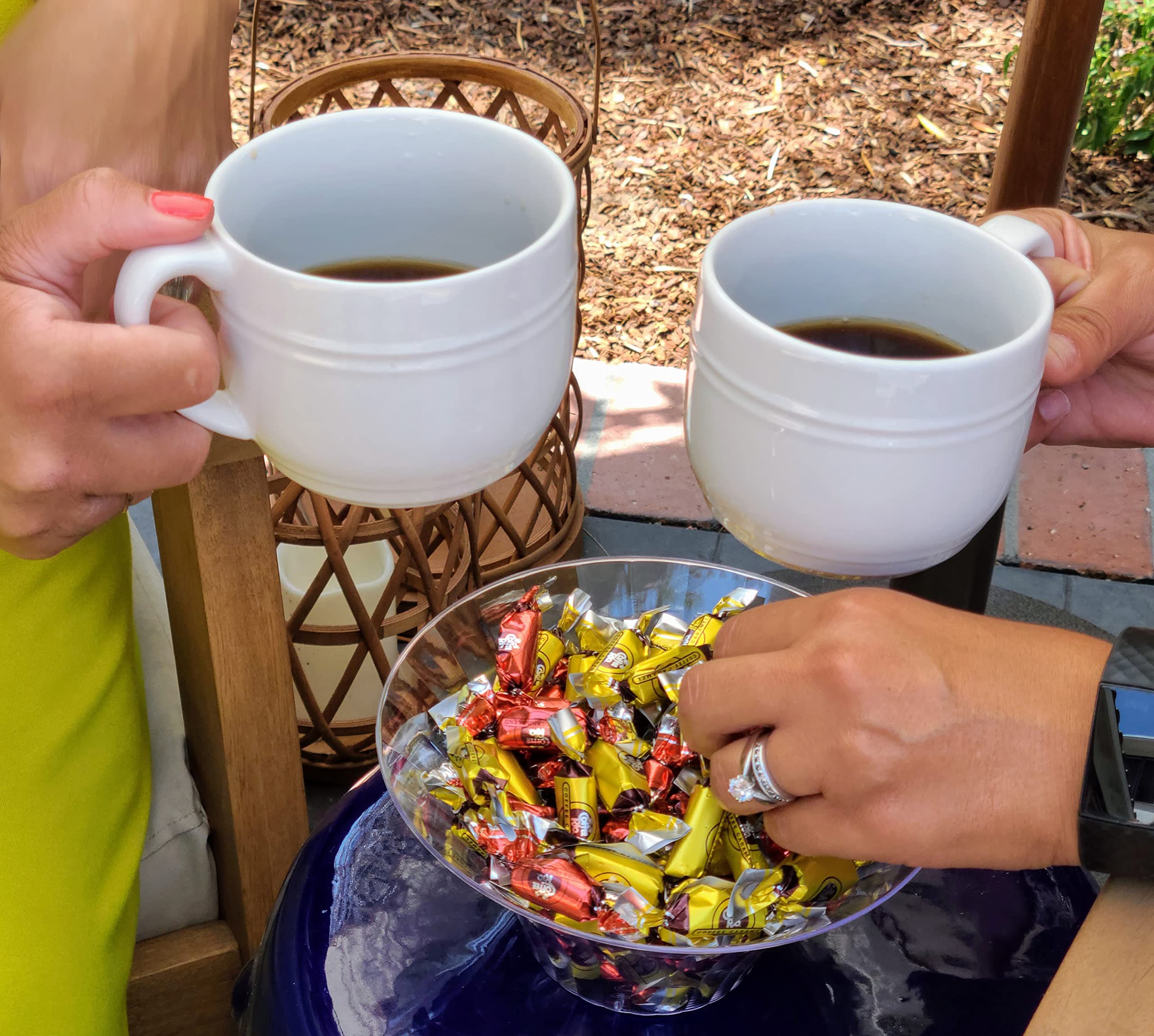 Adams & Brooks Coffee Rio Coffee Candy - Bulk 3 Pound Bag, Individually Wrapped Caffe Latte Flavored Candies - Perfect for Office Snacks, Party Favors & Coffee Lovers Gifts
