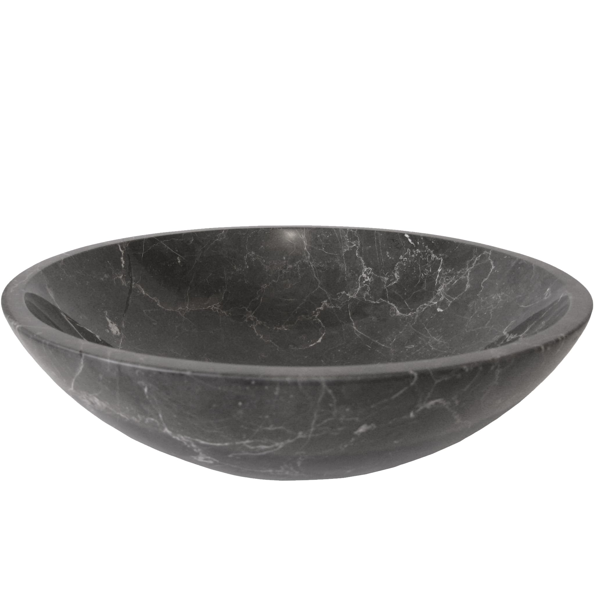 Novatto NOSV-CM Modern Vessel Bathroom Sink - Ceramic Above Counter Bath Sink for Vanity, Powder Room & Guest Bathroom Decor