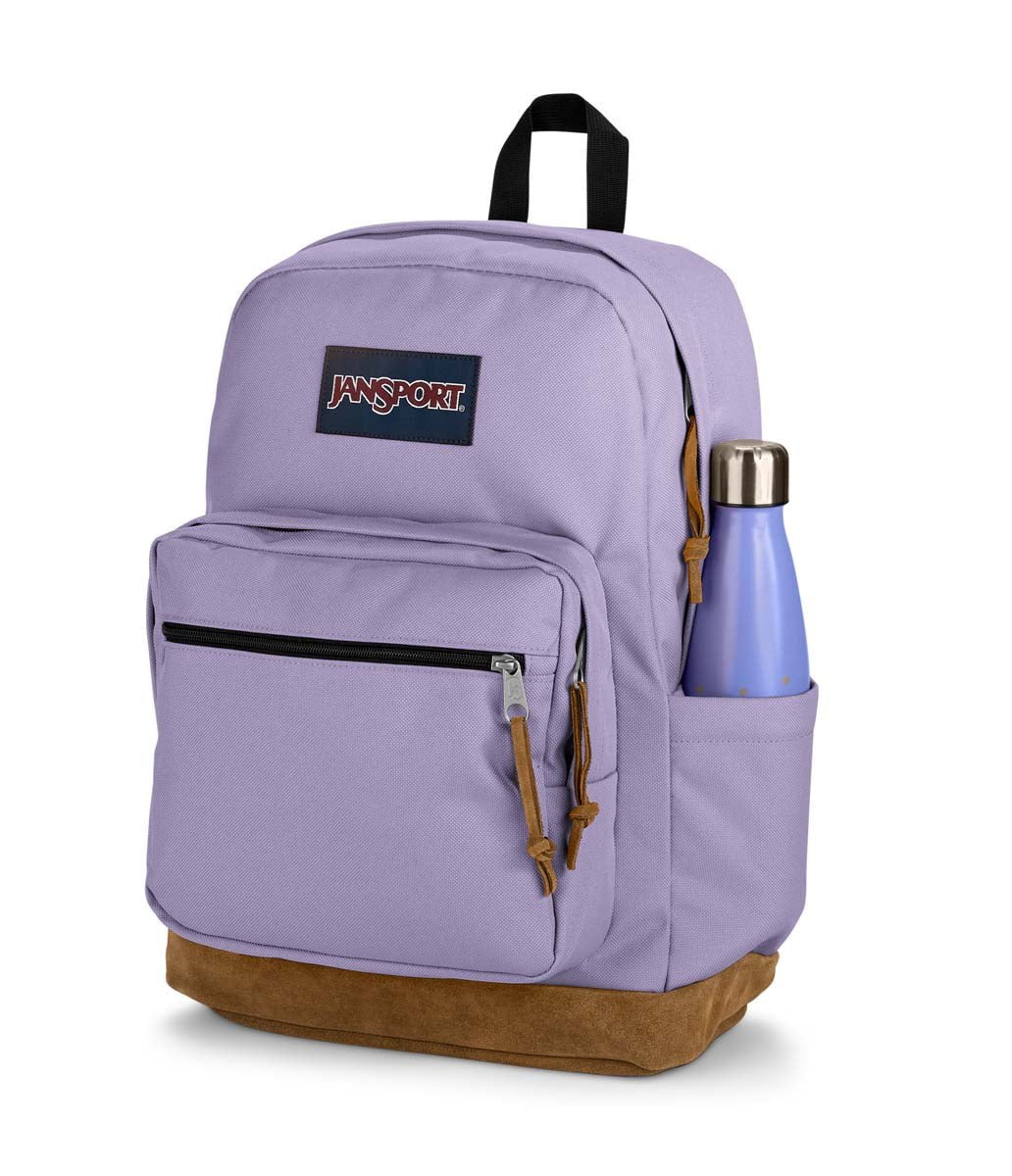 JanSport Right Pack Backpack - Lightweight School & Travel Backpack for Students & Commuters - Pastel Lilac - Perfect for College, Work & Outdoor Adventures