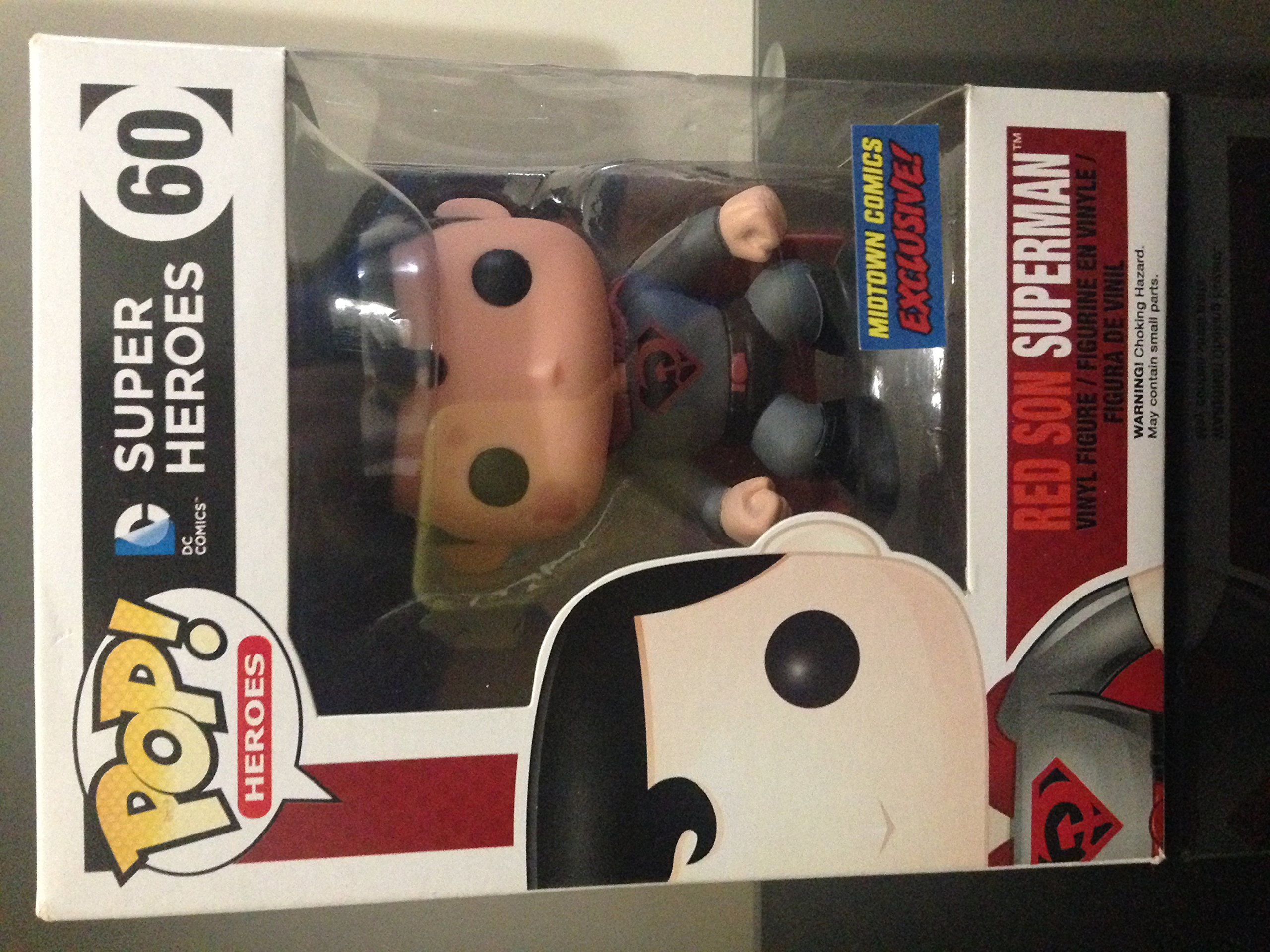 Funko POP DC Universe Superman Red Son Vinyl Figure - Collectible Action Figure for DC Comics Fans, Perfect for Display & Gifts