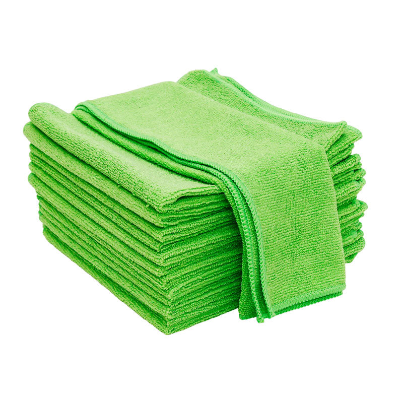 Premium Microfiber Terry Towels 16x16 Inches - Ultra Soft, Absorbent & Quick-Drying Bath, Gym & Kitchen Towels for Home & Travel Use