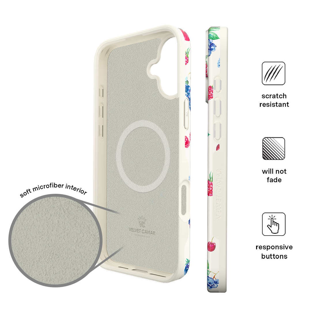 Berry Baby iPhone Case - Cute & Protective Phone Cover for iPhone 13/14/15 Pro Max - Perfect for Kids, Teens & Trendy Women (Home, School, Travel)