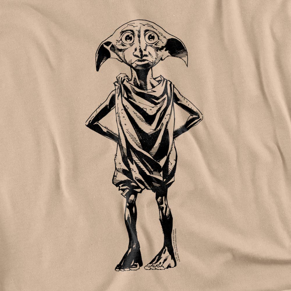Popfunk Classic Harry Potter Dobby T-Shirt & Stickers Set - Official Licensed Merchandise for Harry Potter Fans - Perfect for Cosplay, Gifts, and Collectors
