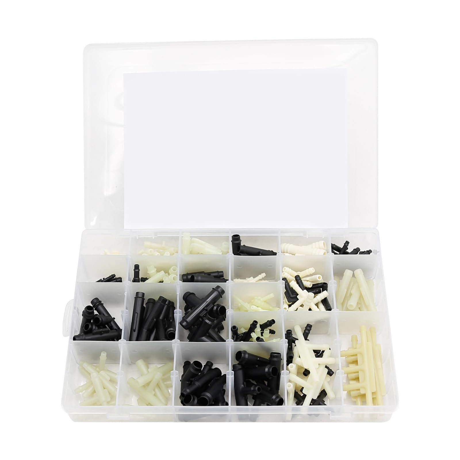 UOIENRT 32-Piece Vacuum Tee Connector Assortment Kit - 1/8