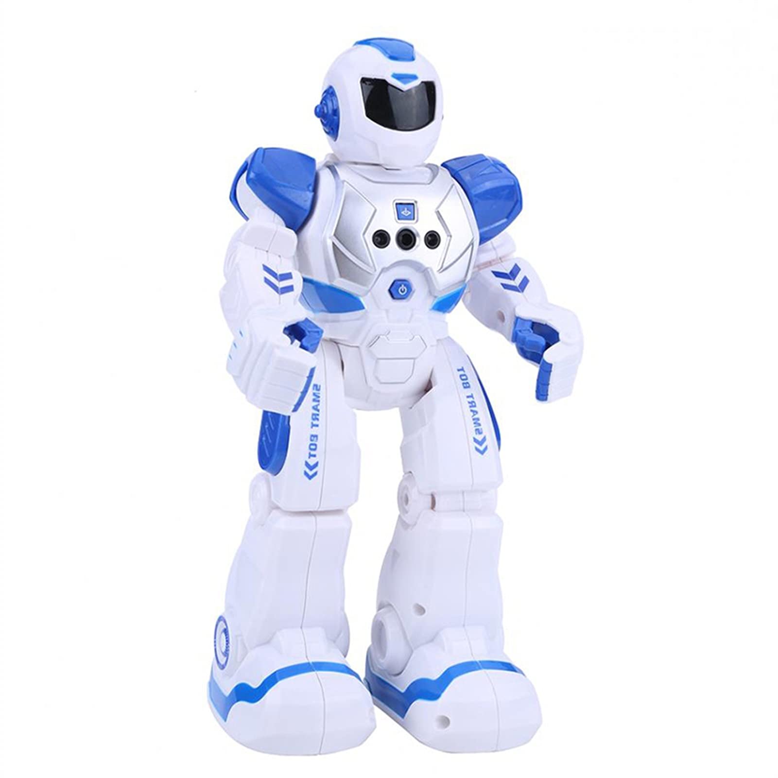 ELKeyko Programmable Gesture Sensor RC Robot Toy - Remote Control Humanoid Dancing Robot with Electric Singing for Kids & Boys (Blue) | STEM Educational Robotics for Learning & Play