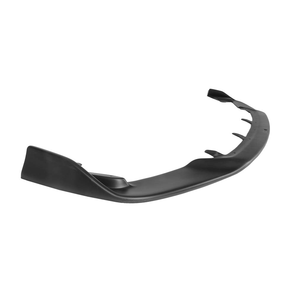 IKON MOTORSPORTS AR Style Front Bumper Lip for 2017-2020 Lexus IS - Unpainted Black PP Front Chin Spoiler Body Kit | Aggressive Styling Upgrade for Street & Show Cars
