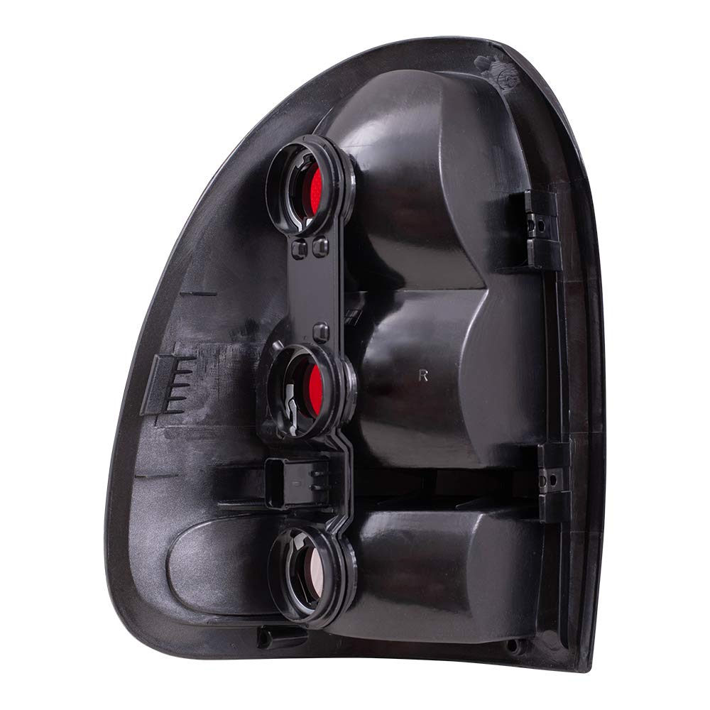 Brock Replacement Tail Lights Set with Circuit Boards - Compatible with 1996-2000 Dodge Caravan Voyager Town & Country (Part #4576245, 4576244) - Perfect for DIY Auto Repair & Vehicle Restoration Projects