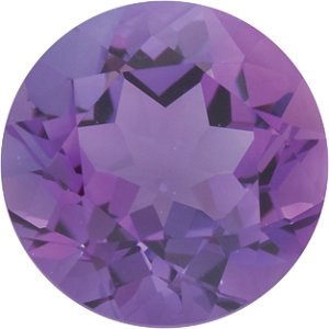 Elegant Halo-Style Amethyst & Diamond Necklace - .015 CTW, Sterling Silver, 18