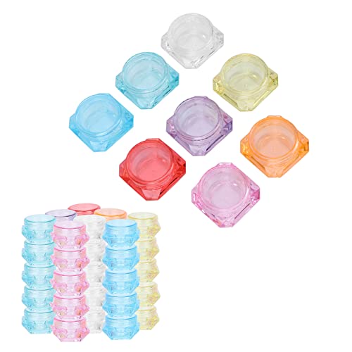 Small Makeup Jars - Portable & Airtight Cosmetic Containers for Travel, Business Trips & Home Use | Perfect for Organizing Creams, Lip Balms & Skincare Products