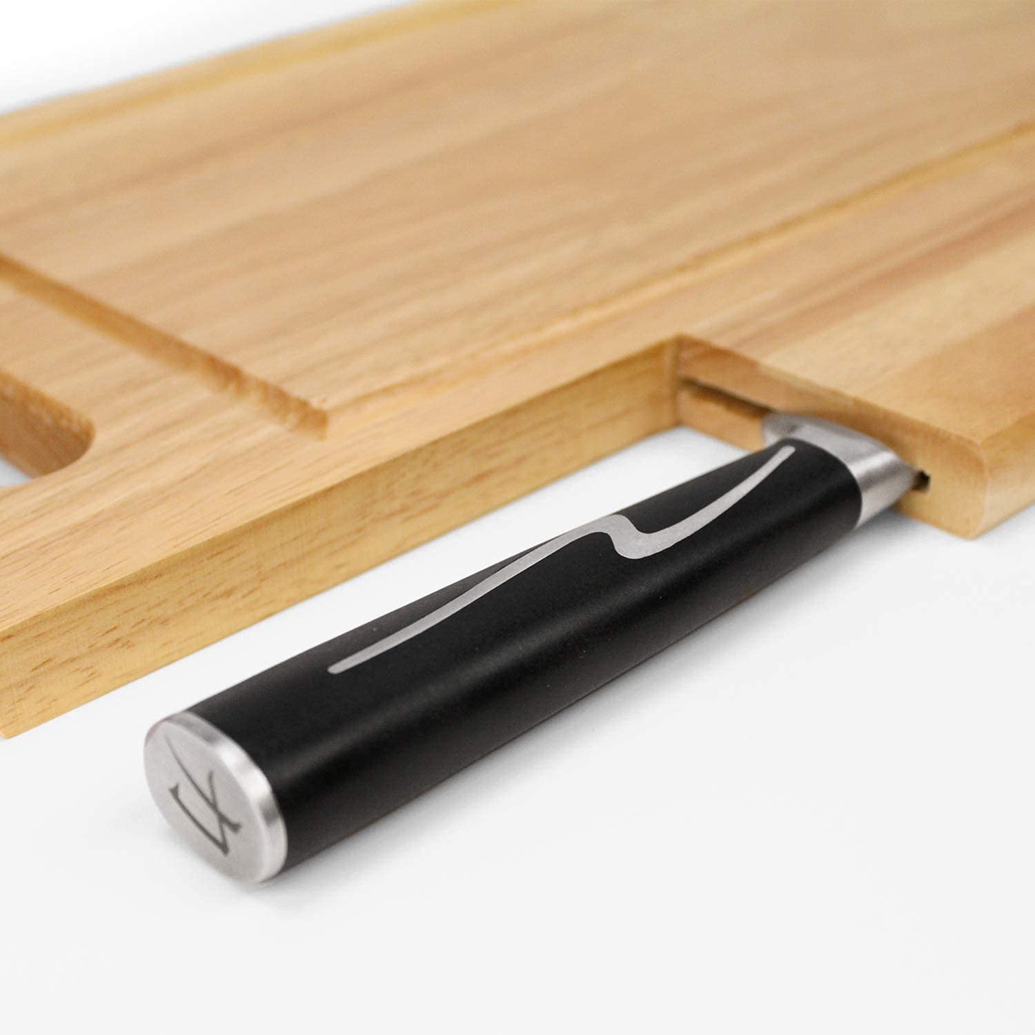 Premium Ginsu Forged Marquee 5-Piece Knife Set with Bamboo Cutting Board - Professional Kitchen Knives for Chopping, Slicing & Dicing - Perfect for Home Chefs & Cooking Enthusiasts