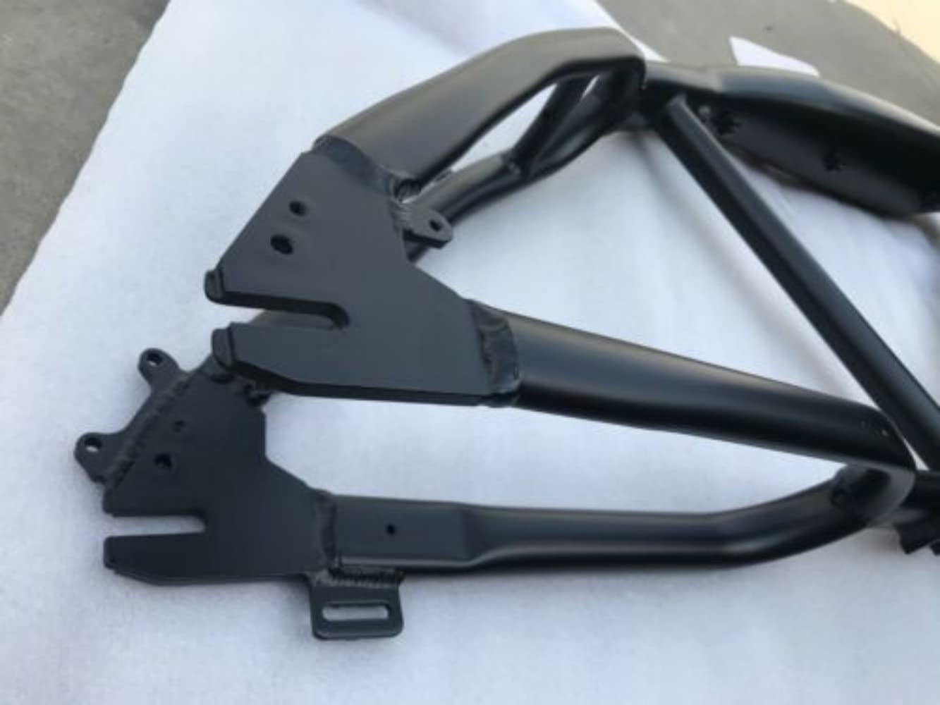 Black Felt Faker Gas Tank Frame 3.4L for Motorized Bicycle - 26inch Non-Suspension Fork & Headset - Perfect for DIY Bike Projects & Urban Commuting