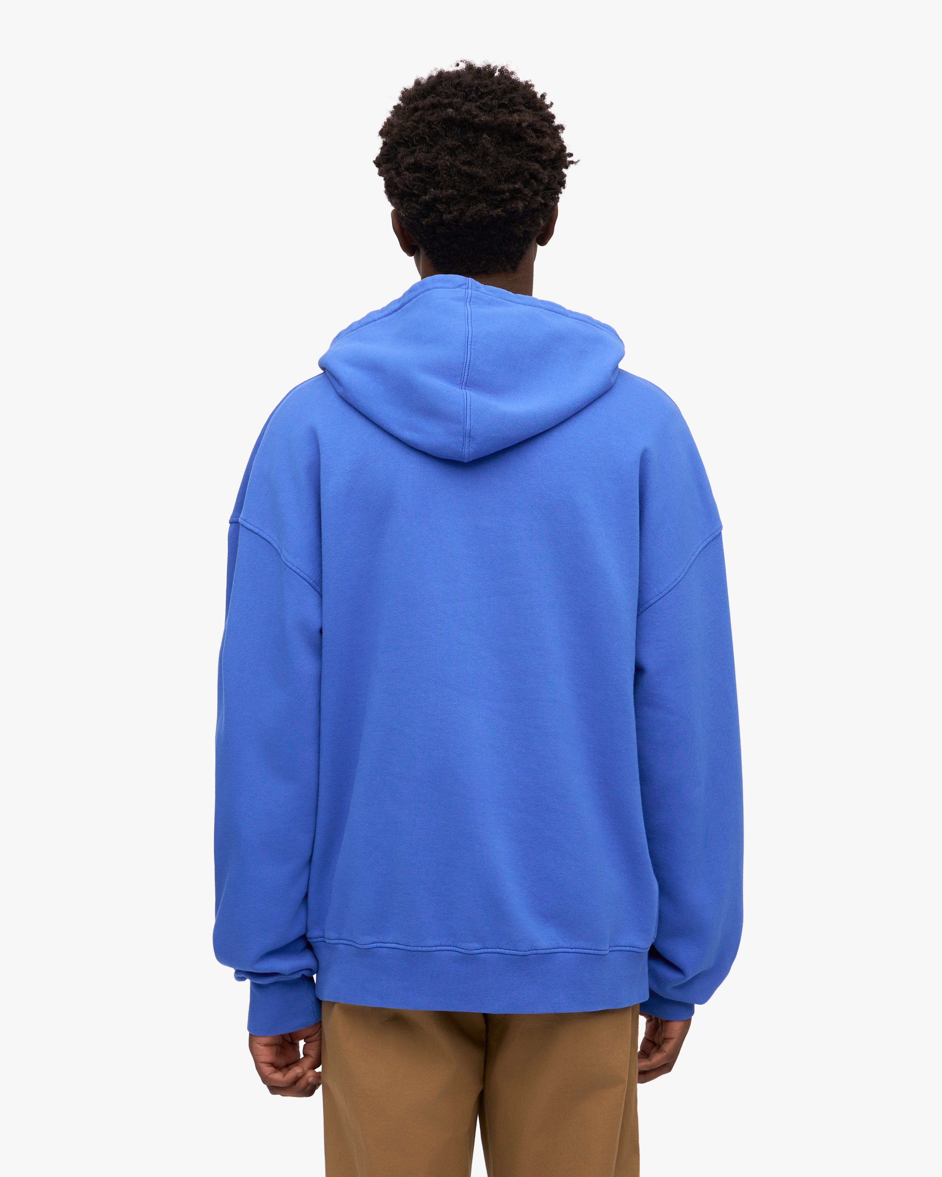 Premium Organic Cotton Oversized Hoodie - Sapphire Blue | Cozy & Stylish Unisex Pullover for Casual Wear, Lounge & Outdoor Activities