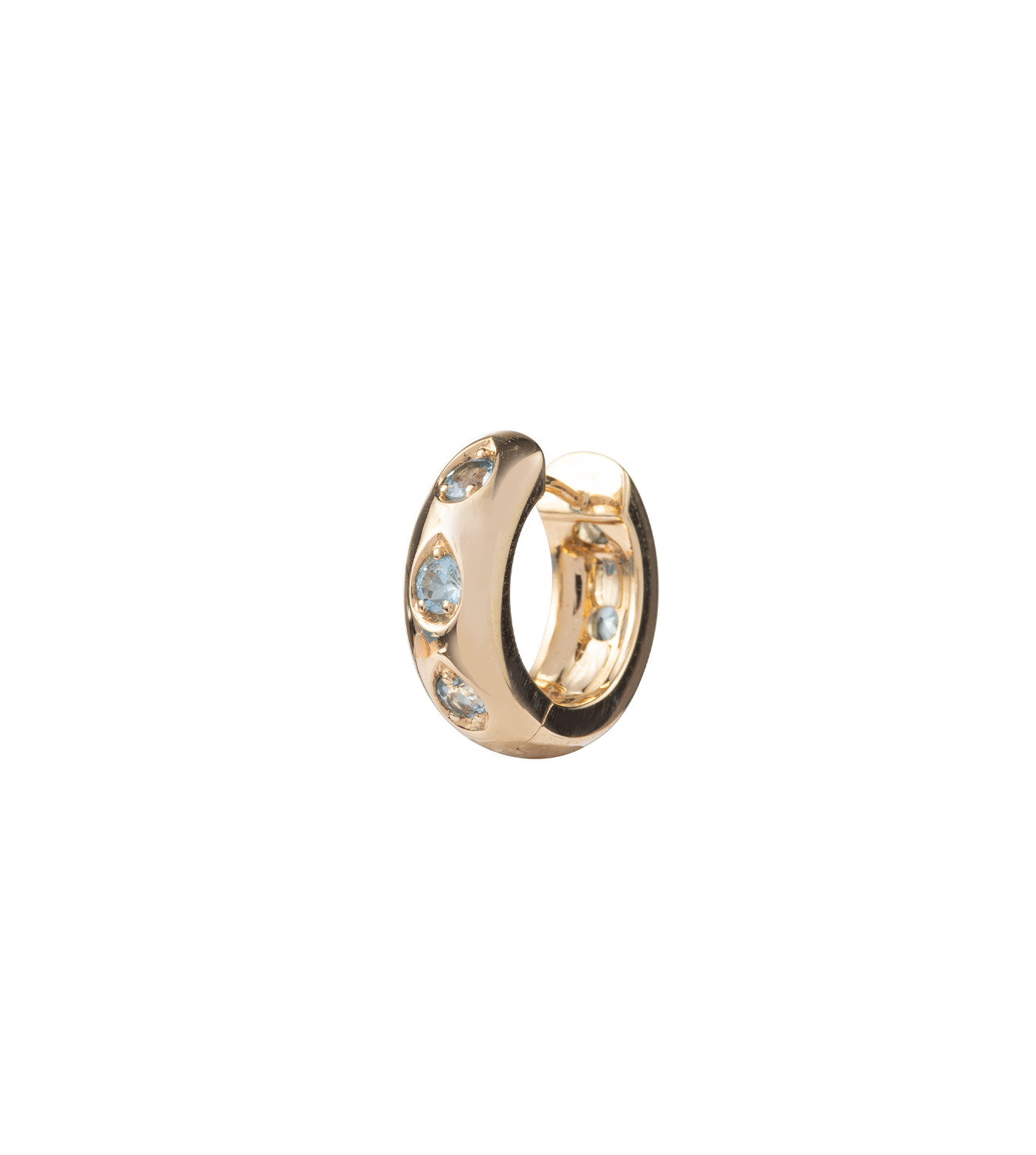 Forever & Always a Pair Love: Aquamarine Gemstone Hoop Earrings for Women | Elegant March Birthstone Jewelry Gift for Her | Perfect for Anniversaries, Valentine's Day & Special Occasions