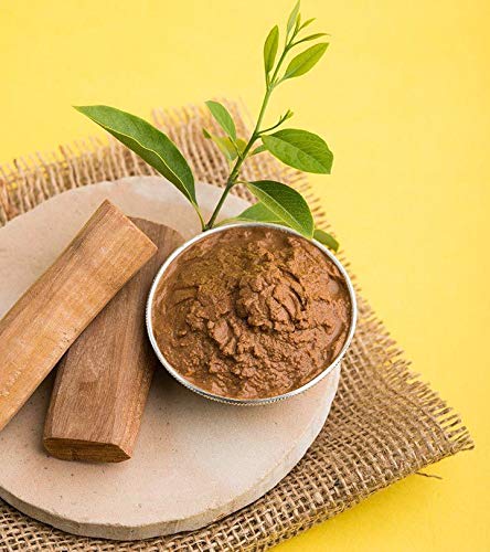 24 Hours Organic Sandalwood Face Pack Powder with Rose Water (60ml) & Chandan Powder (100g) - Natural Glow & Brightening for Daily Skincare Routine