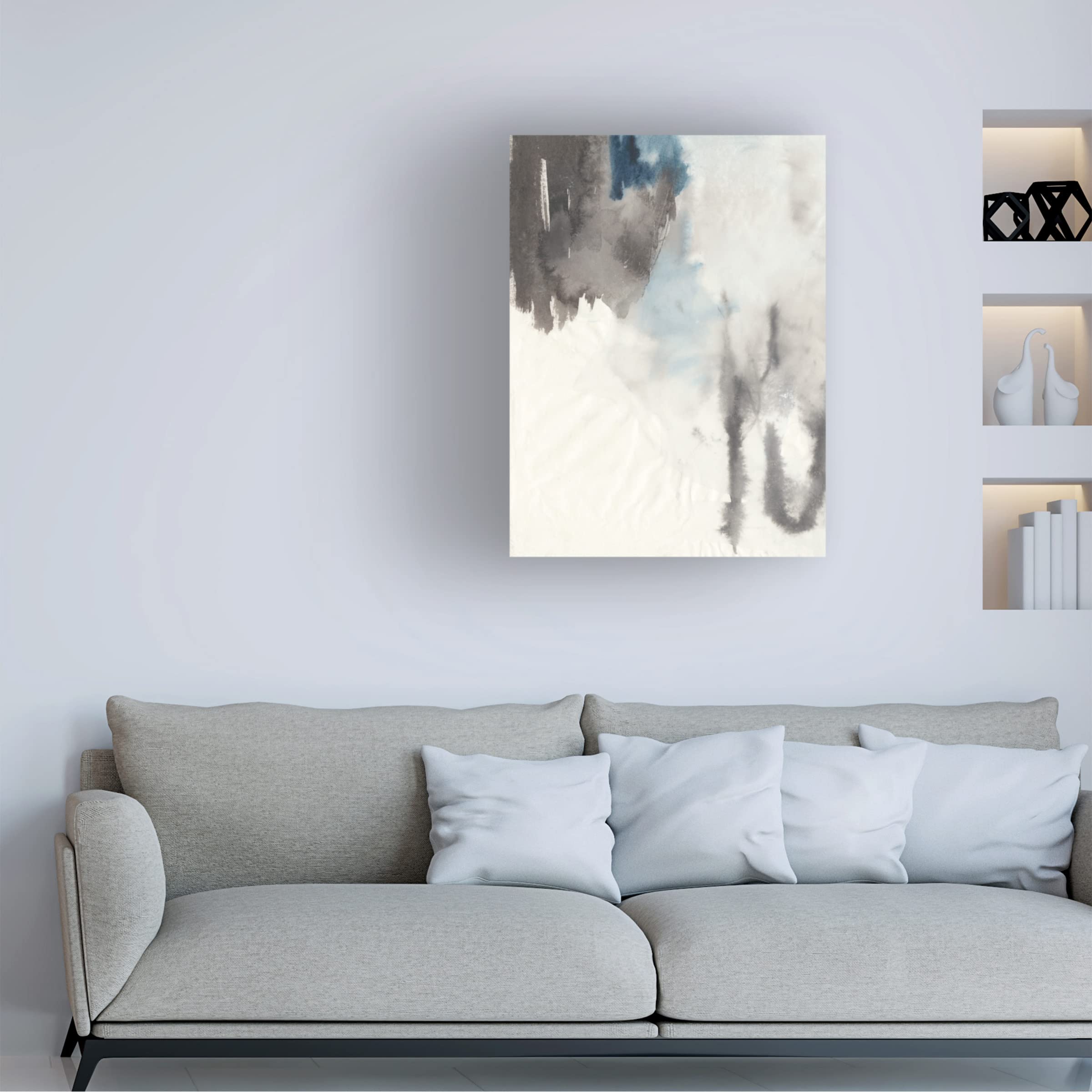 Trademark Fine Art 'Peace II' Canvas Wall Art by Joyce Combs - Modern Home Decor for Living Room, Bedroom & Office