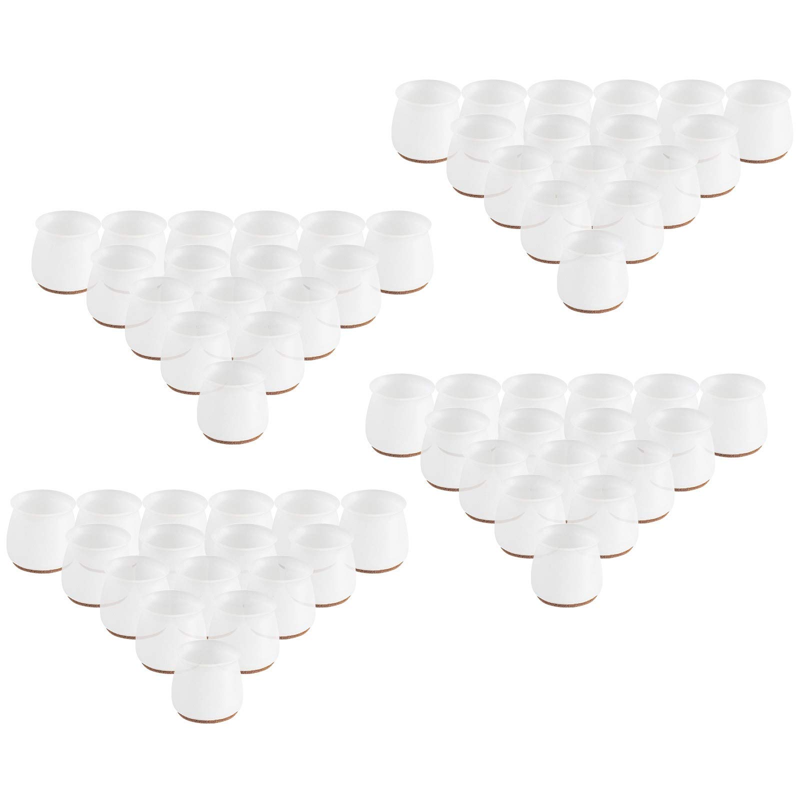 Haxlzwh Furniture Silicone Protection Covers for Tables and Chairs - Anti-Slip Table Leg Caps, Floor Protectors for Hardwood & Tile - Perfect for Dining Room, Office, and Home Furniture Protection
