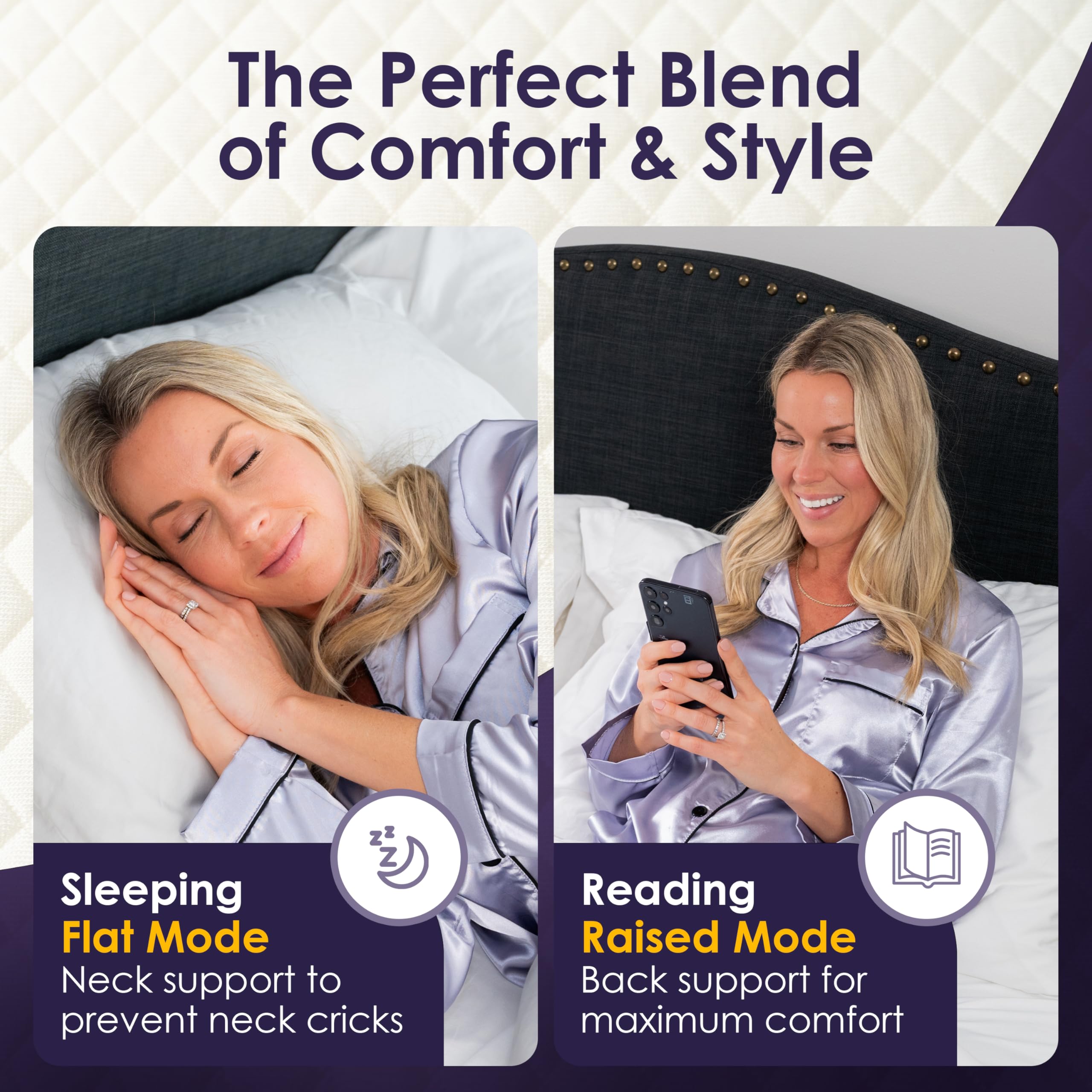 Bed Wedge Pillow for Headboard Gap - 7