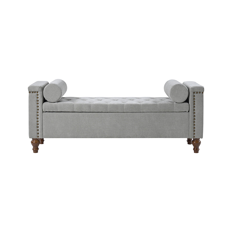 Rosana Storage Bench with Waterproof Fabric - Stylish Entryway Seating & Shoe Storage Organizer - Perfect for Living Room, Bedroom, or Mudroom Organization
