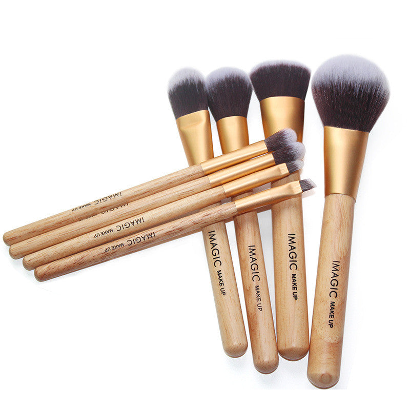 8-Piece Multi-Purpose Makeup Brush Set - Professional Cosmetic Tools for Foundation, Blending, Contouring & Eyeshadow - Perfect for Daily Makeup & Travel Kit