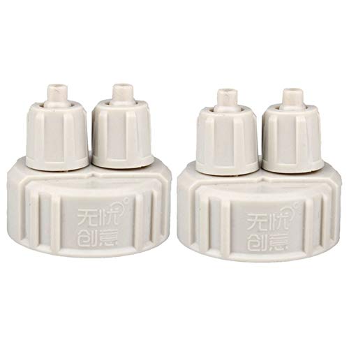 DIY CO2 System Generator Kit for Planted Aquariums - Complete with Tubes, Tools & Bottle Cap (White) | Enhance Aquatic Plant Growth in Fish Tanks & Aquascaping Projects