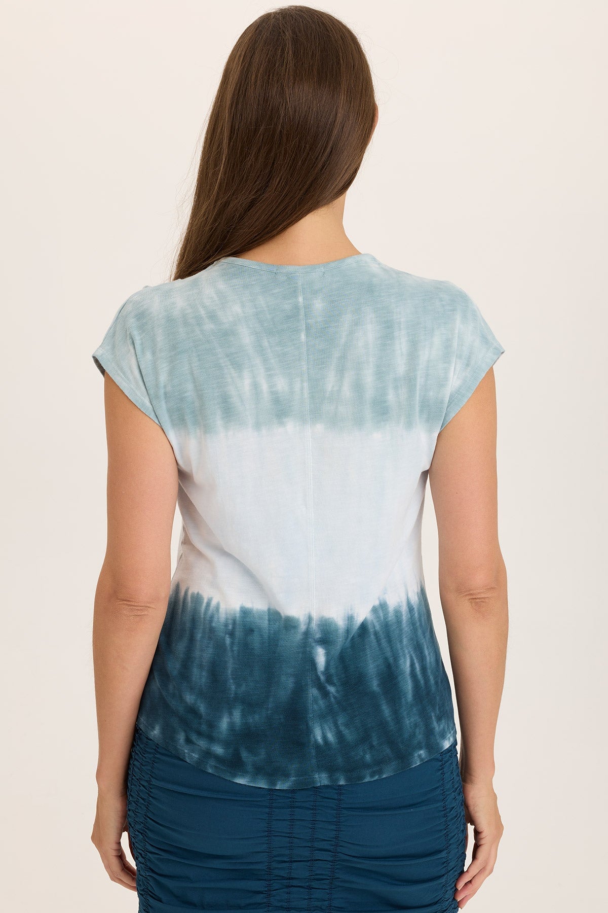 Arwen Soft Jersey Mock Neck Tee for Women - Comfortable Stretchy Casual T-Shirt - Perfect for Everyday Wear, Workout & Layering