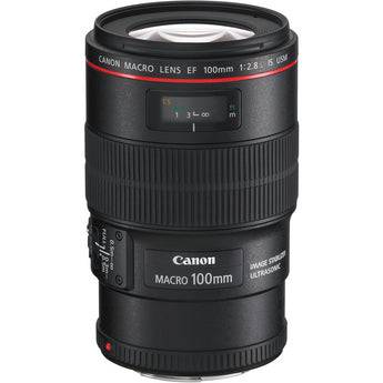 Canon EF 100mm f/2.8L Macro USM Lens with Image Stabilization - Professional Macro Photography for Portraits, Jewelry & Product Shots