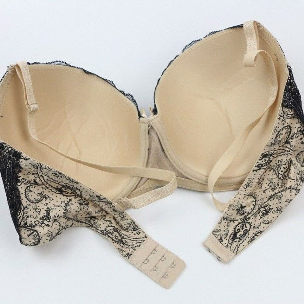 Women's Push Up Padded Bra and Thong Lingerie Set - Sexy Comfortable Underwear for Everyday Wear & Special Occasions