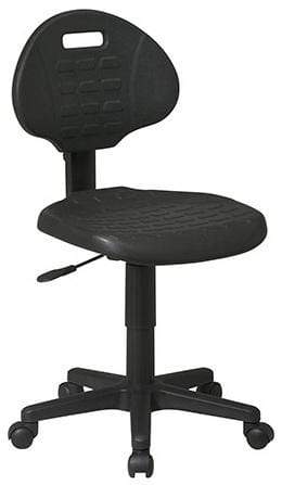 Work Smart Industrial Urethane Workstation Chair [KH520] - Heavy Duty Ergonomic Office Chair for Warehouse, Factory & Workshop Use